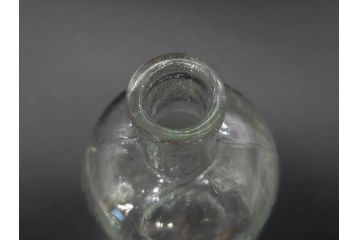 大正〜昭和初期　様々な用途に使える小瓶5個セット(気泡、ガラスビン、硝子、ボトル、薬瓶、花瓶、花入れ、花器)(R-077085)