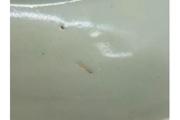 江戸期　古伊万里　青磁　金彩　蔦文　約18cm　6寸　金彩が上品なアクセントになる変形皿3枚セット(六寸、中皿、和食器、和皿)(R-077091)