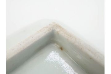 江戸期　古伊万里　染付　冨貴長春　約21cm　7.1寸　牡丹蛸唐草文　細やかで力強く描かれた文様が魅力的な長皿2枚セット(七寸一分、和食器、和皿)(R-077092)