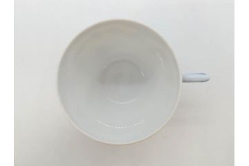 デンマーク　ROYAL COPENHAGEN(ロイヤルコペンハーゲン)　ブルーフルーテッド　プレイン・ハーフレース　エレガントなティータイムを演出するカップ&ソーサー3客・シュガーボウルセット(コーヒー、ティーカップ、シュガーポット、C&S、洋食器)(R-077097)