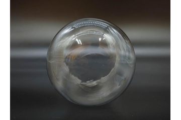 当時物　お洒落なディスプレイが叶うガラスドーム2点セット(昔のたばこ屋さん、タバコディスプレイ、ガラス瓶、陳列ケース、見本入れ、コレクションケース、グローブドマリエ、グローブ・ド・マリエ)(R-077100)