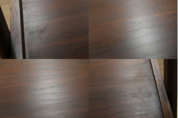 デンマークヴィンテージ　チーク材　スタイリッシュなデザインが目を惹くサイドボード　(R-077107)