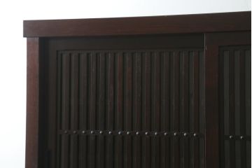 中古　美品　上質な和の空間を演出する水屋箪笥サイドボード(サイドキャビネット、収納棚、戸棚)(R-077115)