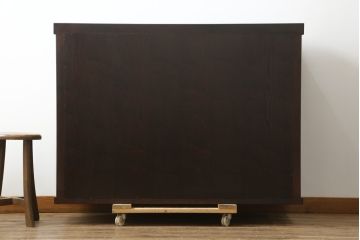 中古　美品　上質な和の空間を演出する水屋箪笥サイドボード(サイドキャビネット、収納棚、戸棚)(R-077115)