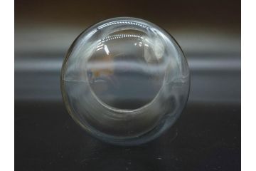 当時物　お洒落なディスプレイが叶うガラスドーム2点セット(昔のたばこ屋さん、タバコディスプレイ、ガラス瓶、陳列ケース、見本入れ、コレクションケース、グローブドマリエ、グローブ・ド・マリエ)(R-077120)