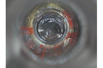 当時物　デットストック　犬張子印　古いガラスの哺乳瓶12本セット(ガラス製、犬張り子、祝犬、哺乳びん、ガラスビン、レトロガラス、ミルクびん、メモリ付き、計量容器)(R-077122)