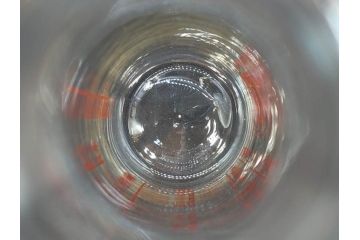 当時物　デットストック　犬張子印　古いガラスの哺乳瓶12本セット(ガラス製、犬張り子、祝犬、哺乳びん、ガラスビン、レトロガラス、ミルクびん、メモリ付き、計量容器)(R-077126)