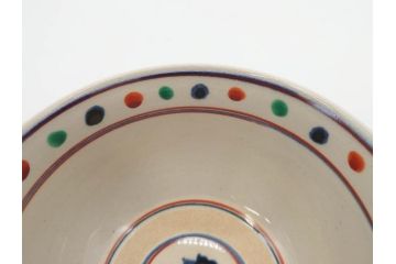 竜谷焼　宮川香雲　寿　約12cm　4寸　紅安南　数茶碗10客セット(京焼、龍谷窯、和食器、茶道具、茶器、湯呑、共布、共箱付き、四寸)(R-077162)
