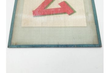 希少　大正〜昭和初期　当時物　「特製アイスクリーム」　ガラス看板2点セット(広告、店頭用、硝子製、昭和レトロ、ディスプレイ)(R-077170)