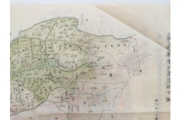 戦前　当時物　嘉義地震　震災略図　震災被害略図　震災概況略図9枚(台湾、中国、古文書、古地図)(R-077176)