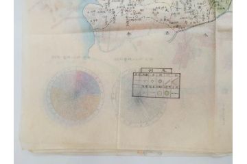 戦前　当時物　嘉義地震　震災略図　震災被害略図　震災概況略図9枚(台湾、中国、古文書、古地図)(R-077176)