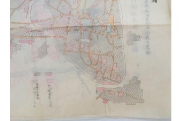 戦前　当時物　嘉義地震　震災略図　震災被害略図　震災概況略図9枚(台湾、中国、古文書、古地図)(R-077176)