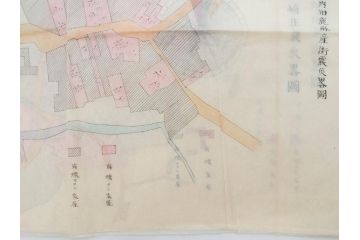戦前　当時物　嘉義地震　震災略図　震災被害略図　震災概況略図9枚(台湾、中国、古文書、古地図)(R-077176)