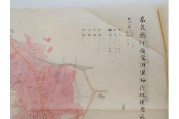 戦前　当時物　嘉義地震　震災略図　震災被害略図　震災概況略図9枚(台湾、中国、古文書、古地図)(R-077176)