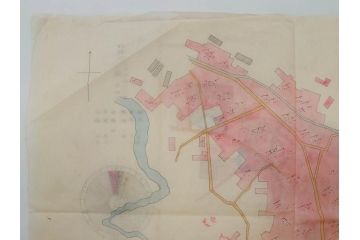 戦前　当時物　嘉義地震　震災略図　震災被害略図　震災概況略図9枚(台湾、中国、古文書、古地図)(R-077176)