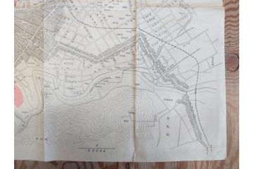 戦前　当時物　露国領土侵略図　日獨戦局地図　仙台市略図　古地図3枚セット(ロシア、日本、ドイツ、日独戦争、大阪朝日新聞、青島及其附近明細図、仙台豫備病院配置図、古文書)(R-077178)
