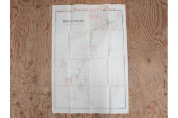 希少　明治期　当時物　台湾総督府管内略図　臺介全図　台湾民族分布図　台湾鉄道線路図　古地図4枚セット(警察本署製図、台湾神社、陸軍中将、古文書、臺湾)(R-077179)