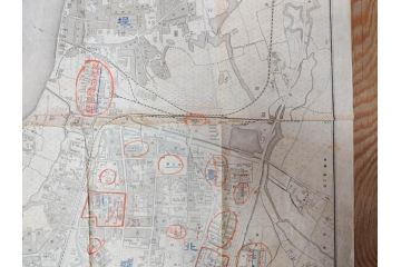 希少　明治期　当時物　台湾総督府管内略図　臺介全図　台湾民族分布図　台湾鉄道線路図　古地図4枚セット(警察本署製図、台湾神社、陸軍中将、古文書、臺湾)(R-077179)