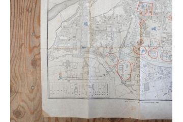 希少　明治期　当時物　台湾総督府管内略図　臺介全図　台湾民族分布図　台湾鉄道線路図　古地図4枚セット(警察本署製図、台湾神社、陸軍中将、古文書、臺湾)(R-077179)