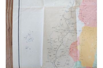 希少　明治期　当時物　台湾総督府管内略図　臺介全図　台湾民族分布図　台湾鉄道線路図　古地図4枚セット(警察本署製図、台湾神社、陸軍中将、古文書、臺湾)(R-077179)