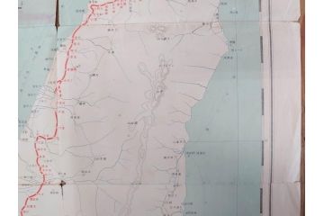 希少　明治期　当時物　台湾総督府管内略図　臺介全図　台湾民族分布図　台湾鉄道線路図　古地図4枚セット(警察本署製図、台湾神社、陸軍中将、古文書、臺湾)(R-077179)