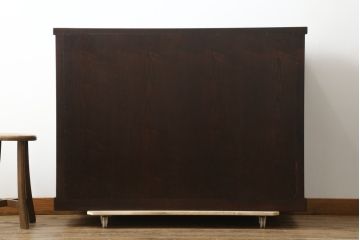 中古　美品　上質な和の空間を演出する水屋箪笥サイドボード(サイドキャビネット、収納棚、戸棚、食器棚、茶箪笥)(R-077184)