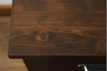和製アンティーク　当店リメイク　桐箪笥リメイク　モダンな雰囲気に生まれ変わった脚付きローチェスト(桐たんす、サイドチェスト、引き出し、テレビ台、テレビボード)(R-077185)