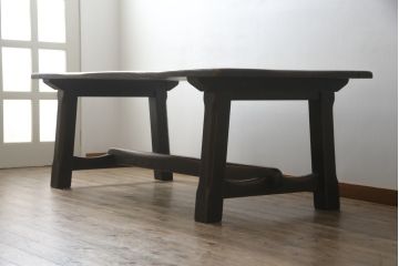 中古　美品　飛騨産業　PROVINCIAL(プロヴィンシャル・プロビンシャル)　どっしりとした佇まいが存在感を放つタバーンテーブル(ダイニングテーブル、4人掛け、6人掛け、作業台)(定価約56万円)(R-077195)