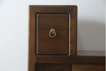和製ビンテージ　美品　アンティーク調　シンプルなデザインが魅力的な両面使いできる階段箪笥(和箪笥、和タンス、収納箪笥、ヴィンテージ)(R-077205)