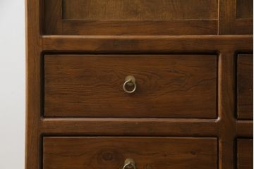 和製ビンテージ　美品　アンティーク調　シンプルなデザインが魅力的な両面使いできる階段箪笥(和箪笥、和タンス、収納箪笥、ヴィンテージ)(R-077205)