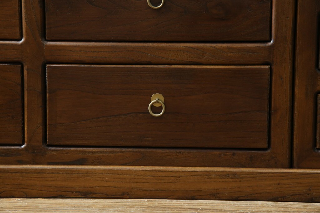 和製ビンテージ　美品　アンティーク調　シンプルなデザインが魅力的な両面使いできる階段箪笥(和箪笥、和タンス、収納箪笥、ヴィンテージ)(R-077205)