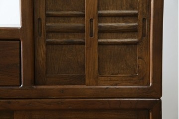 和製ビンテージ　美品　アンティーク調　シンプルなデザインが魅力的な両面使いできる階段箪笥(和箪笥、和タンス、収納箪笥、ヴィンテージ)(R-077205)