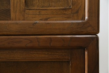 和製ビンテージ　美品　アンティーク調　シンプルなデザインが魅力的な両面使いできる階段箪笥(和箪笥、和タンス、収納箪笥、ヴィンテージ)(R-077205)