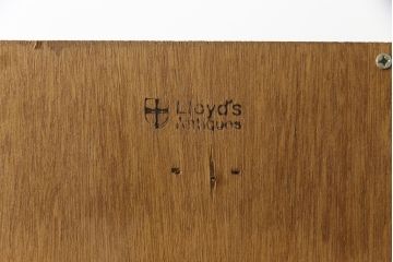 イギリスビンテージ　Lloyd's Antiques(ロイズ・アンティークス)取り扱い　オーク材　前面ガラスの引き出しがお洒落な縦型シャツケース(チェスト、引き出し、ドロワー、英国、ヴィンテージ)(R-077209)
