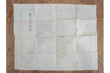 明治大正期　当時物　満州地図&市街地図　大連市街図　青泥窪市街図　古地図3枚セット(南満州鉄道、大阪十字屋出版、大連天野満書堂、古文書、中国)(R-077217)