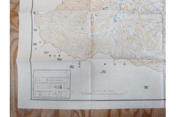 大正元年　「埼玉県水害誌」　洪水氾濫之図付き(埼玉県庁、災害、地誌、和書、古書、古本、古文書、古地図、附図)(R-077218)