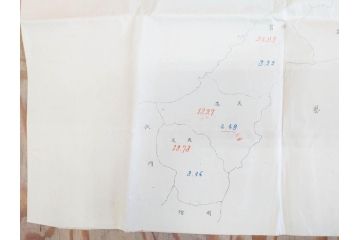 明治期　旧日本軍　第九師団司令部　第十七師管徴兵トラホーム花柳病調査表　達利尼市全図　歩兵第十六旅団司令部　下志津及六方野射撃場図　古地図等5枚セット(海軍軍令部、古文書、石川、岡山、秋田)(R-077220)