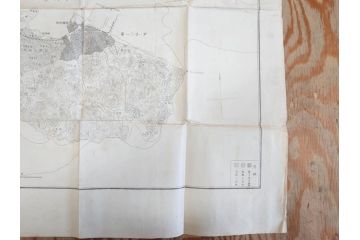 明治期　旧日本軍　第九師団司令部　第十七師管徴兵トラホーム花柳病調査表　達利尼市全図　歩兵第十六旅団司令部　下志津及六方野射撃場図　古地図等5枚セット(海軍軍令部、古文書、石川、岡山、秋田)(R-077220)