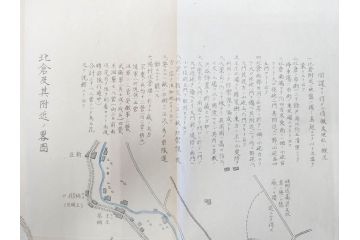 希少　明治期　当時物　第五師団戦闘詳報第二号　戦闘・設置・宿営地略図　古地図等12点セット(中国、第五師団、第七師団、古文書、真鍋支隊楊村、前衛河西務、張家湾、高家庄、奉点)(R-077221)