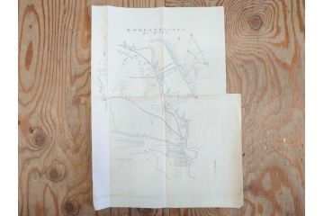 希少　明治期　当時物　第五師団戦闘詳報第二号　戦闘・設置・宿営地略図　古地図等12点セット(中国、第五師団、第七師団、古文書、真鍋支隊楊村、前衛河西務、張家湾、高家庄、奉点)(R-077221)