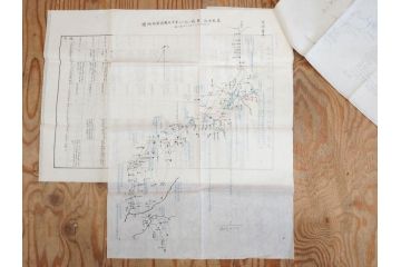 希少　明治期　当時物　第五師団戦闘詳報第二号　戦闘・設置・宿営地略図　古地図等12点セット(中国、第五師団、第七師団、古文書、真鍋支隊楊村、前衛河西務、張家湾、高家庄、奉点)(R-077221)