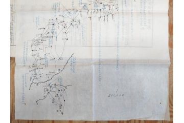希少　明治期　当時物　第五師団戦闘詳報第二号　戦闘・設置・宿営地略図　古地図等12点セット(中国、第五師団、第七師団、古文書、真鍋支隊楊村、前衛河西務、張家湾、高家庄、奉点)(R-077221)