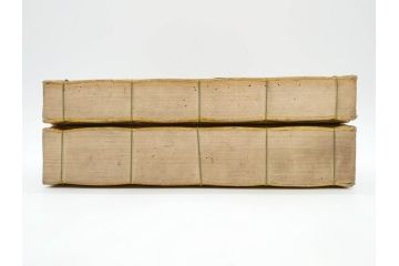 江戸期　江戸大節用海内蔵　乾坤2冊揃い(版画、古書、和本、古地図、古文書、彩色絵図、朝鮮国、蝦夷、琉球、萬国図、富士山、日光、筑波山)(R-077222)