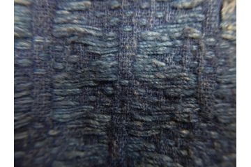 江戸〜明治　時代物　刺子半纏　着物(アイヌ?、木綿、古布、古着物、野良着、藍染、刺し子、リメイク、衣装、Japanese KIMONO)(R-077224)