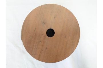 明治期　古銅　雷文　歴史を刻んだ味わいが魅力の古火鉢(手あぶり、手焙、双耳、鉢カバー、銅製、銅器、共箱付き、茶道具)(R-077225)