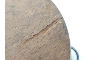 明治期　古銅　雷文　歴史を刻んだ味わいが魅力の古火鉢(手あぶり、手焙、双耳、鉢カバー、銅製、銅器、共箱付き、茶道具)(R-077226)