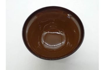 明治〜大正期　輪島塗　沈金蒔絵　木製　瓢箪の図を上品に描いた蓋付吸物椀5客セット(漆器、漆芸、お椀、金彩、和食器)(R-077227)