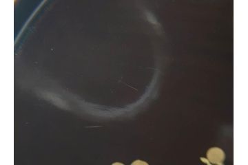 明治〜大正期　輪島塗　沈金蒔絵　木製　菊梅竹図　艶やかな質感が美しい蓋付お椀6客セット(漆器、漆芸、金彩、和食器)(R-077231)
