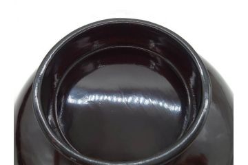明治〜大正期　輪島塗　沈金蒔絵　木製　菊梅菖蒲図　華やかな図柄が魅力の蓋付お椀6客セット(漆器、漆芸、金彩、和食器)(R-077233)