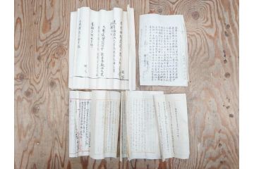 明治三十九年　台湾嘉義廳　謝恩表(謝恩状、嘉義庁、中国、王朝文、資料、手紙、掛軸、掛け軸、古書、古文書、巻物)(R-077236)